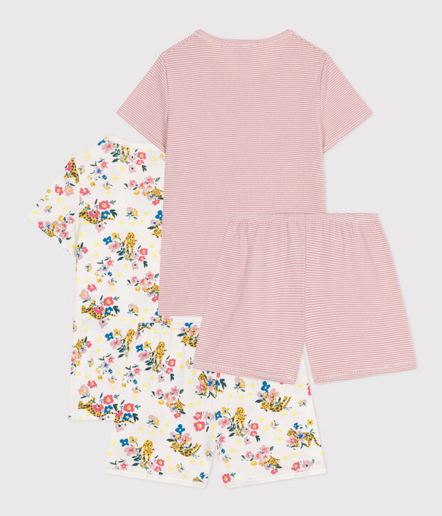 Children's Short Cotton Pyjamas - 2-Pack multicolor