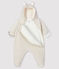Baby's unisex snowsuit MONTELIMAR CHINE beige