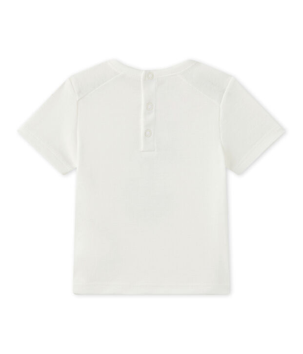 Baby boy's short-sleeved T-shirt white