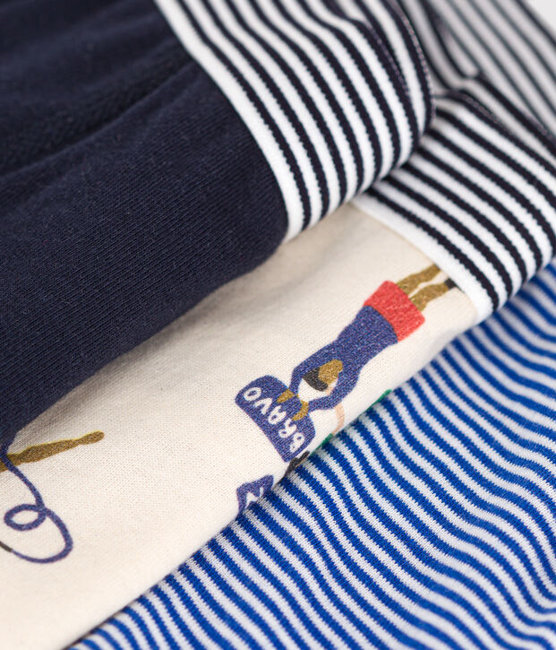 Children's cotton boxers - 3-pack multicolor