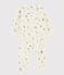 Baby Girls' Print Velour Sleepsuit MARSHMALLOW white/MULTICO white