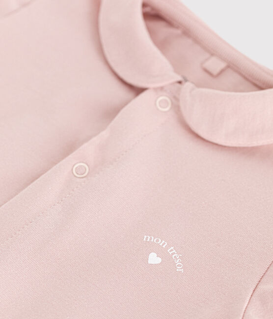 Babies' Lightweight Jersey Playsuit SALINE pink