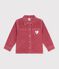 Children's plain corduroy shirt pink