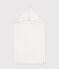 Tube knit baby nest MARSHMALLOW white