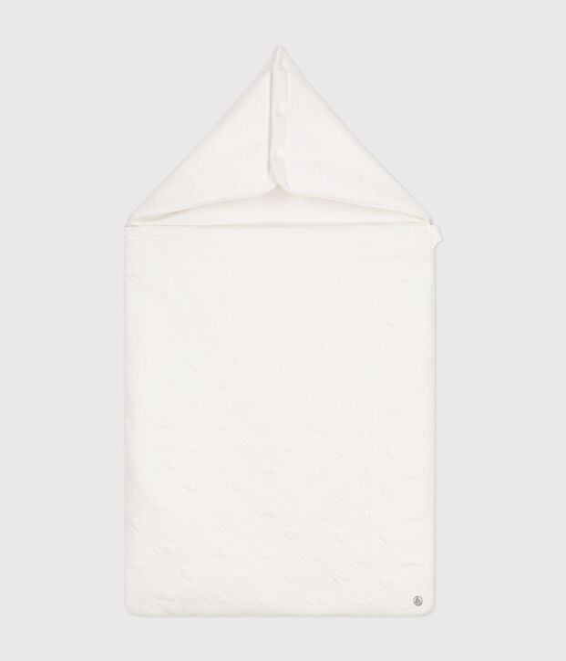 Tube knit baby nest white