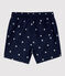 Babies' Eco-Friendly Swim Shorts SMOKING blue/MARSHMALLOW white