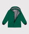 Children's unisex iconic recycled raincoat JARDIN green