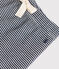 Babies' Organic Cotton Trousers SMOKING blue/MARSHMALLOW white