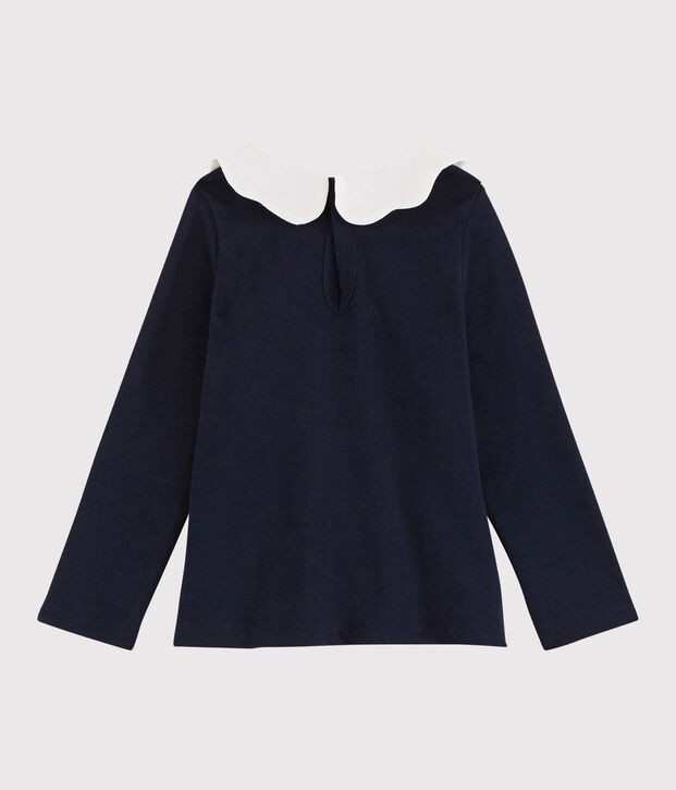 Baby girl's long-sleeved blouse blue
