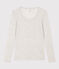 Women's second-skin light cotton T-shirt BELUGA CHINE grey