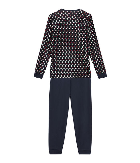 Boy's pyjamas SMOKING blue/MULTICO white