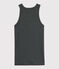 Women's Iconic Cotton Vest Top CITY CHINE grey