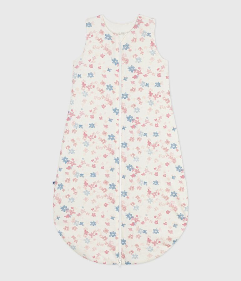 Babies' 2 TOG floral-print cotton sleeping bag Ecru/multicolor