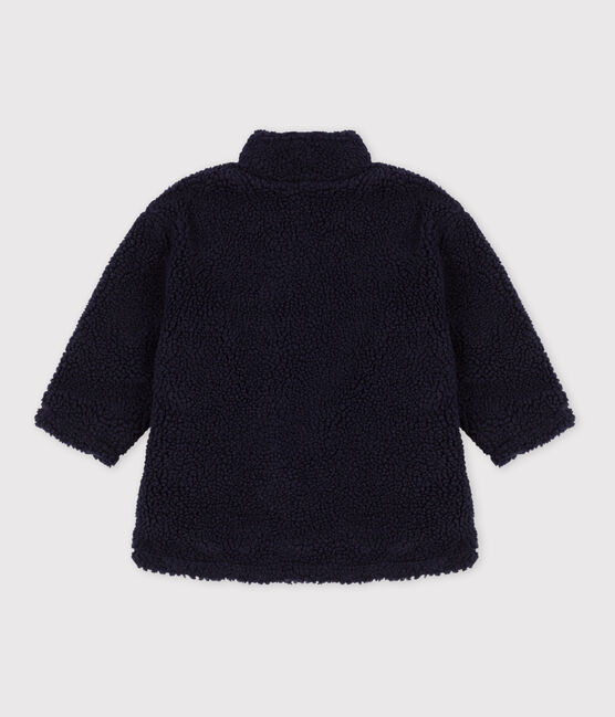 Babies' Recycled Sherpa Jacket SMOKING blue