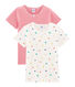 Girls' Short-sleeved T-Shirt - 2-Piece Set
