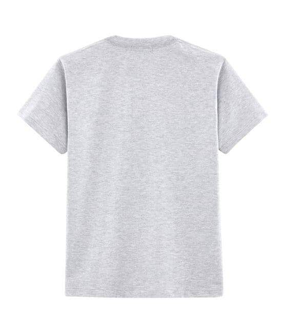 Unisex T-Shirt with Postcard Motif POUSSIERE CHINE grey