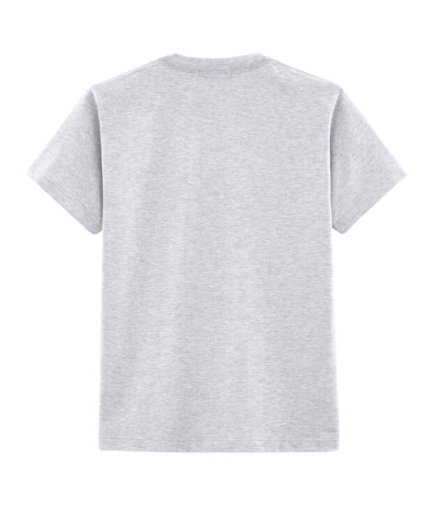 Unisex T-Shirt with Postcard Motif grey
