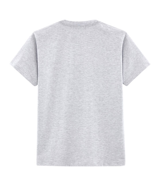 Unisex T-Shirt with Postcard Motif POUSSIERE CHINE grey