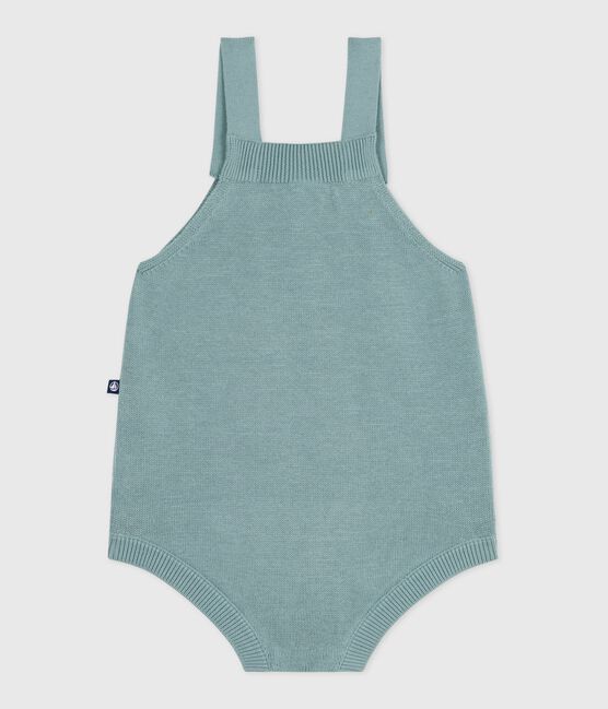 Babies' rompers knitted in a pretty pattern and with straps PAUL green