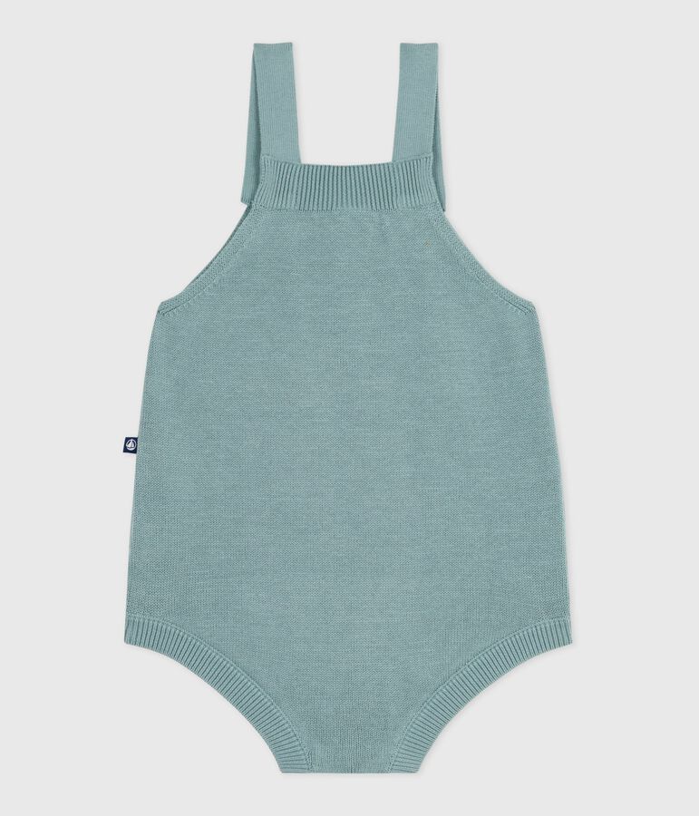 Babies' rompers knitted in a pretty pattern and with straps PAUL green