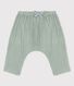 Babies' Plain Organic Cotton Gauze Harem Pants