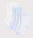 Knitted Babies' Socks - 3-Piece Set