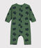 Babies' long fleece jumpsuit PALMERAIE /MULTICO