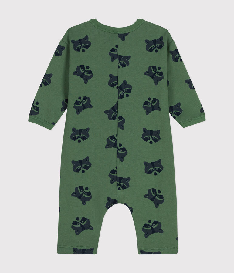 Babies' long fleece jumpsuit PALMERAIE /MULTICO