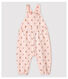 Baby Girls' Printed Fleece Dungarees