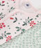 Babies' short floral cotton jumpsuits - 2-Pack variante 1