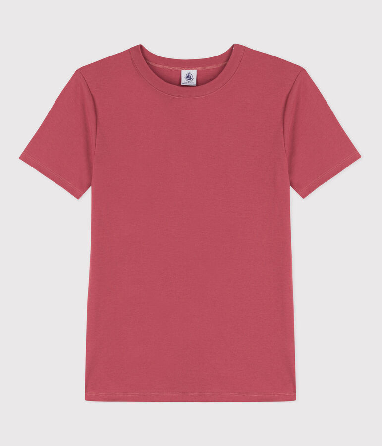Women's Iconic Cotton Round Neck T-Shirt pink