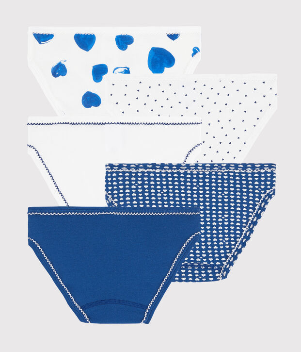 Girls' Heart Knickers - 5-Piece Set multicolor