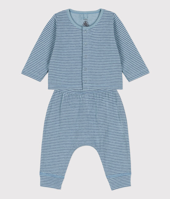 Babies' Stripy Tube Knit Outfit ENNEIGE /CHALOUPE:ENNEIGE