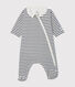 Babies' Zip-Up Ribbed Bodyjama
