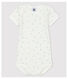 Babies' Paw Print Short-Sleeved Bodysuit