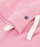 Children's wide-leg cotton pyjamas with stripes pink/white