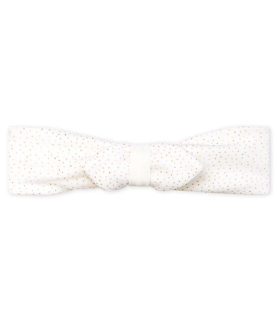 Baby Girls' Tulle Headband MARSHMALLOW white/COPPER pink