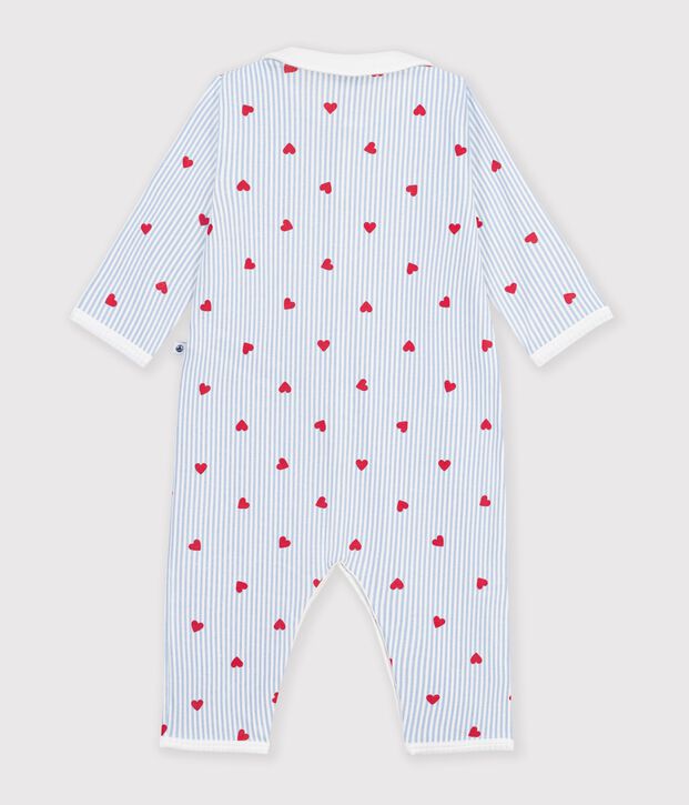Pyjama b&eacute;b&eacute; en coton sans pieds imprim&eacute; c&oelig;urs white/multicolor