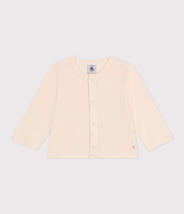 Babies' Cotton Cardigan Ecru