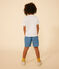 Boys' Printed Lightweight Jersey T-shirt MARSHMALLOW white