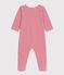 Babies' Love Patterned Velour Pyjamas MARSHMALLOW red/CORRIDA white