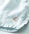 Baby Girls' Seersucker Shorts MARSHMALLOW white/ACIER blue