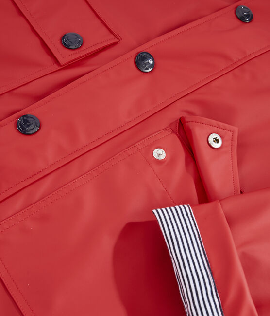 Women's/Men's iconic waxed jacket TERKUIT red