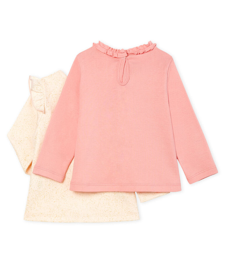 Baby Girls' Long-sleeved T-Shirt - 2-Piece Set multicolor