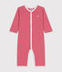 Babies' long-sleeved footless cotton pyjamas