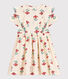Girls' Floral Cotton Gauze Dress