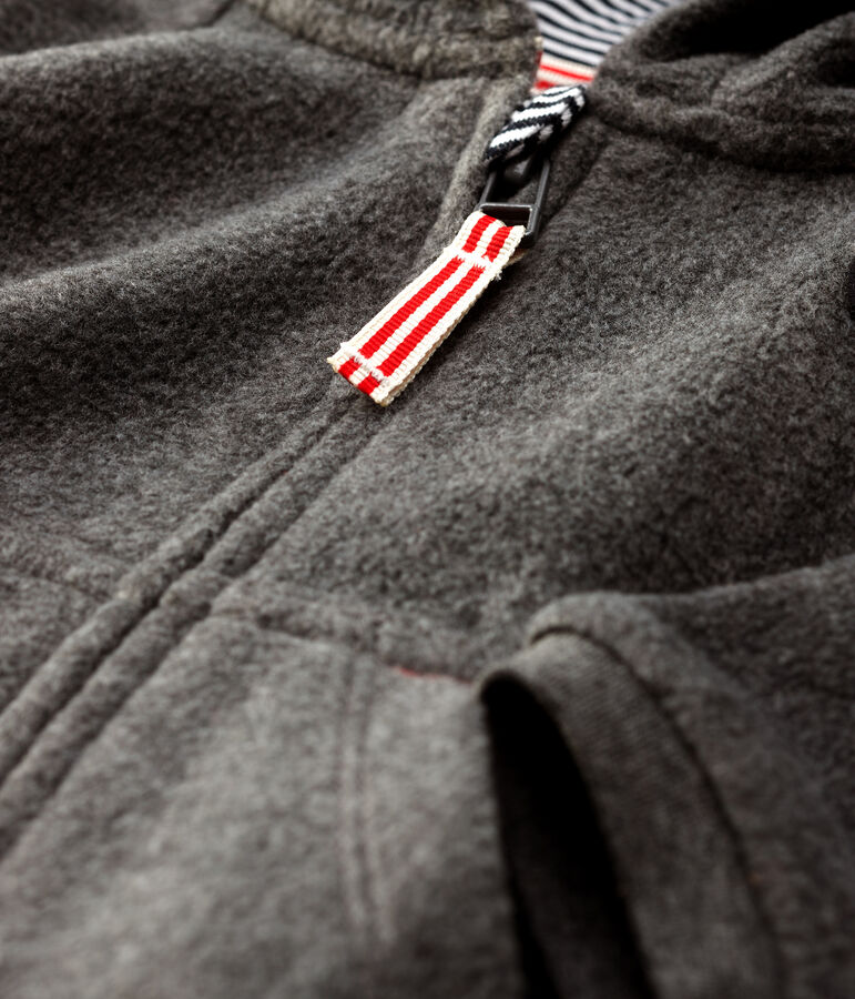 Babies' Fleece Hoodie grey