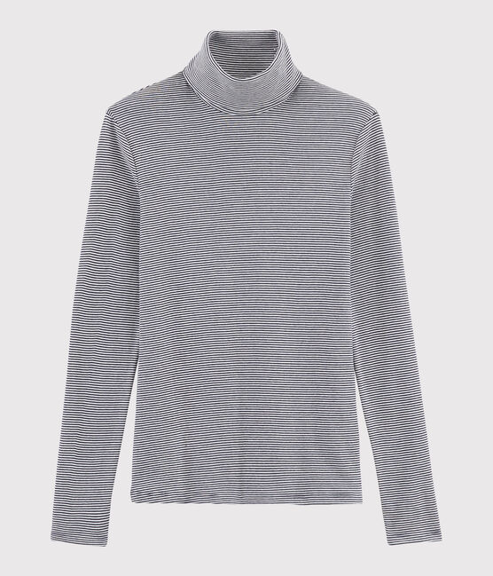 Women's iconic undershirt SMOKING blue/MARSHMALLOW white