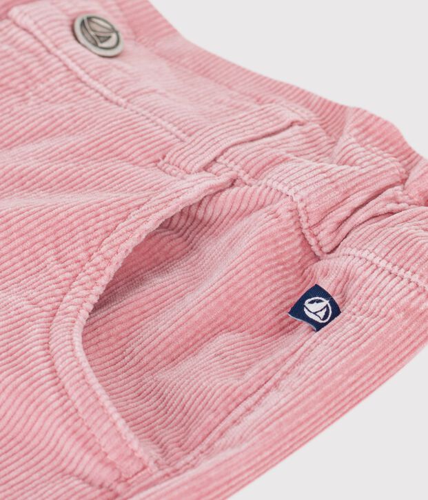 Children's corduroy trousers pink