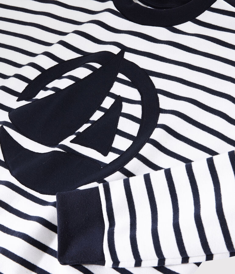 Women's sweatshirt white/blue